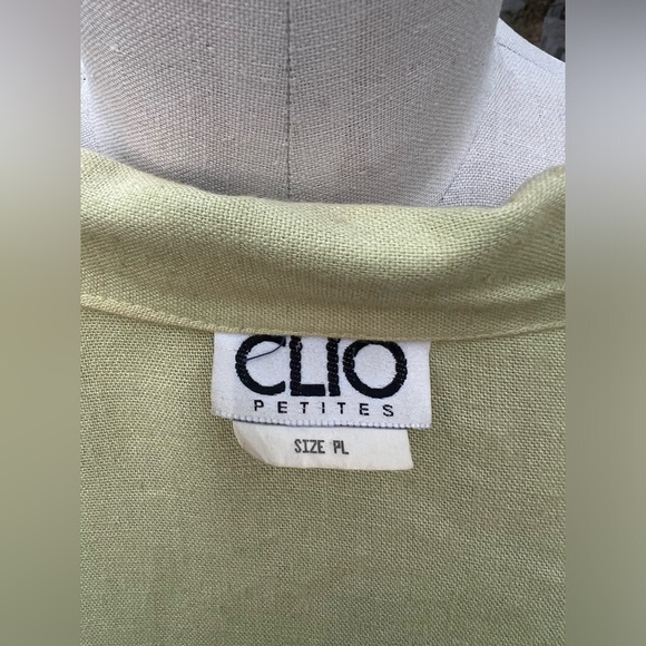 Vintage CLIO Button-Up Long Sleeve Blouse - Picture 6 of 6